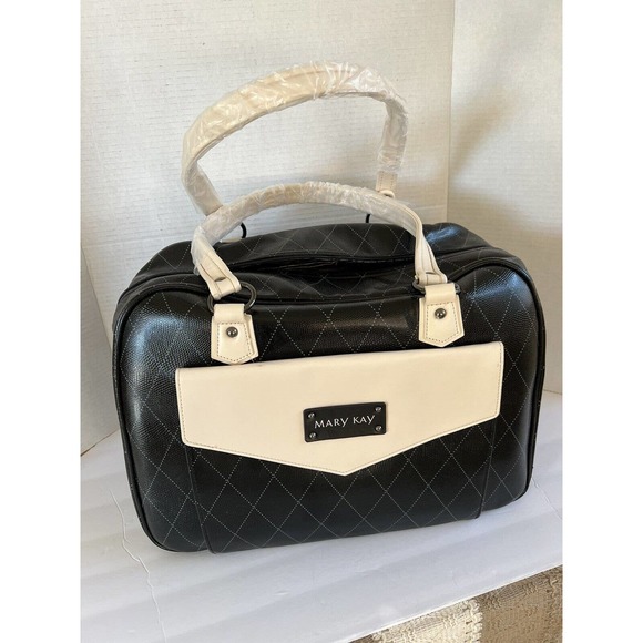 Mary Kay Handbags - HUGE LOT MARY KAY TRAVEL TOTE LARGE BLACK STARTER KIT CONSULTANT BAGS/CASE NEW